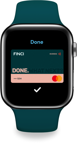 Apple Watch with FINCI app